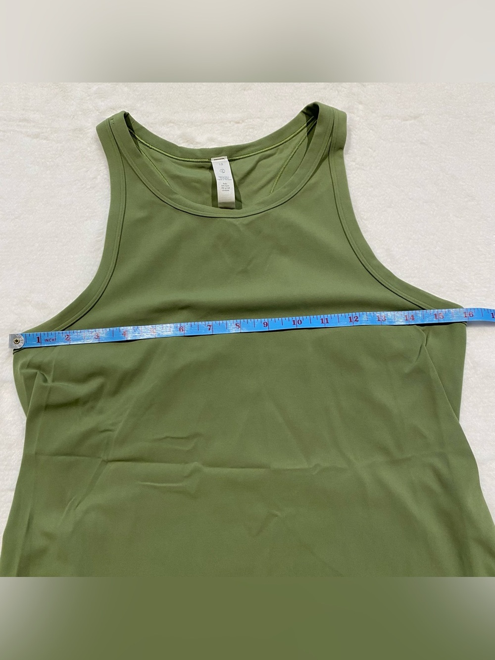 (10) Lululemon Align Hip-Length Racerback Tank Top Green Foliage Medium - Picture 4 of 13